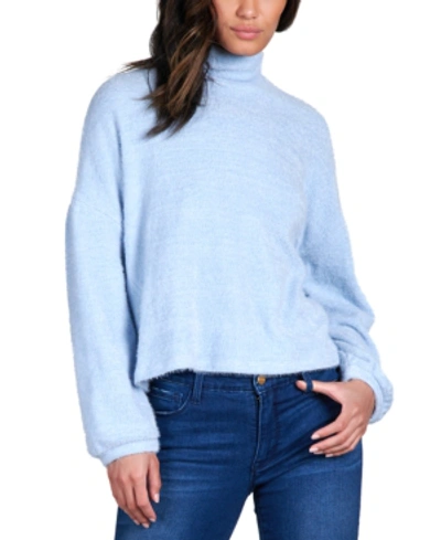 Shop Sanctuary Keep Warm Sweater In Ice Blue