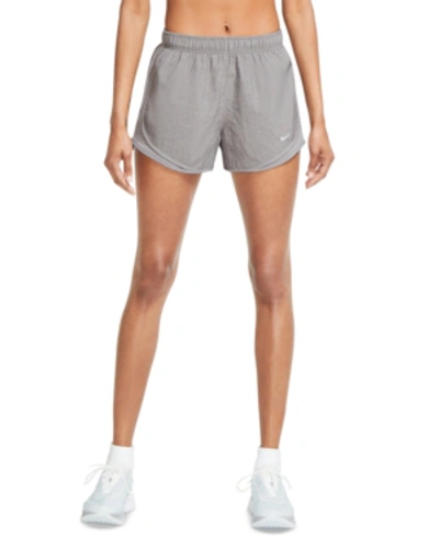 Shop Nike Women's Tempo Running Shorts In Grey