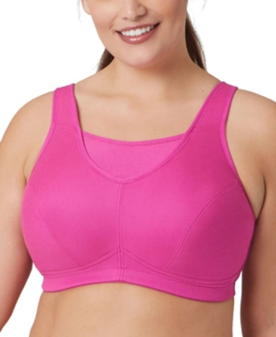 Shop Glamorise Women's Plus Size Sport No-bounce Camisole Bra In Rose Violet