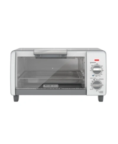 Shop Black & Decker To1785sg Crisp N' Bake Air Fry 4 Slice Toaster Oven In Silver