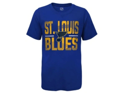 Shop Outerstuff Youth St. Louis Blues Hustle T-shirt In Royalblue