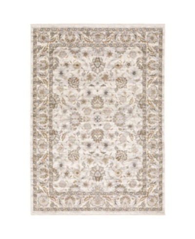 Shop Jhb Design S Kumar Kum03 Ivory And Gray 5'3" X 7'6" Area Rug In Ivory/gray