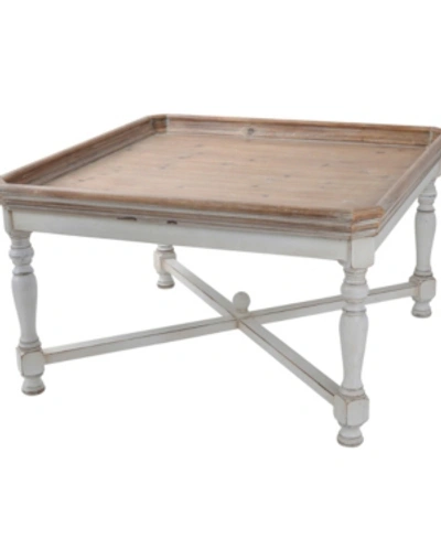 Shop Ab Home Alcott Square Coffee Table In White