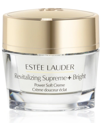Shop Estée Lauder Revitalizing Supreme+ Bright Power Soft Moisturizer Creme, 1.7-oz.