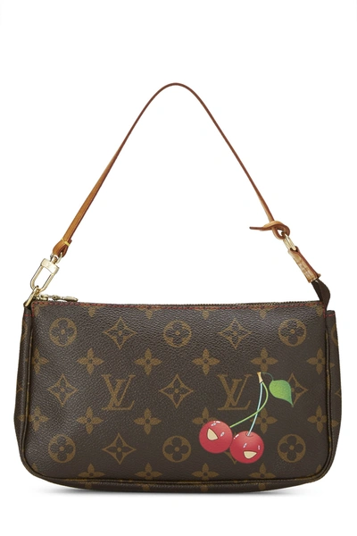 Pre-owned Louis Vuitton Takashi Murakami X  Monogram Canvas Cerises Pochette Accessoires