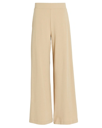 Shop L Agence The Campbell Wide-leg Pants In Beige