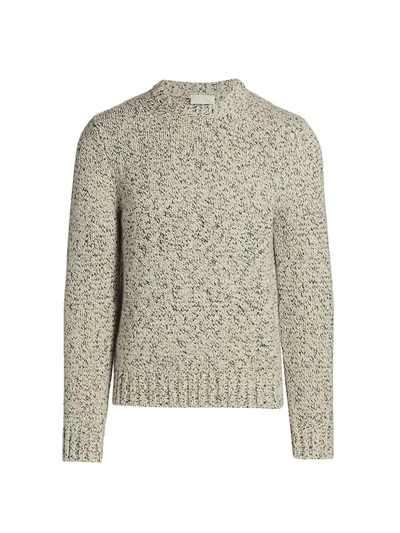 Shop 7 For All Mankind Chunky Marled Knit Sweater In Salt Pepper