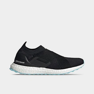 Shop Adidas Originals Adidas Women's Ultraboost Dna Slip-on Running Shoes In Core Black/cloud White/hazy Sky