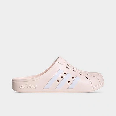 Shop Adidas Originals Adidas Men's Adilette Clog Shoes In Pink Tint/cloud White/pink Tint