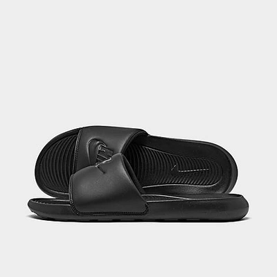 Shop Nike Men's Victori One Slide Sandals In Black/black/black