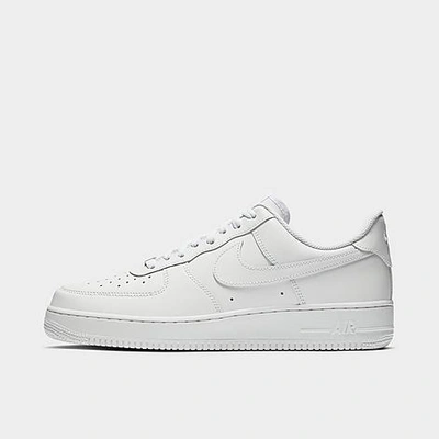 Shop Nike Men's Air Force 1 Low Casual Shoes In White/white