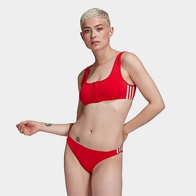 Adidas Originals Adidas Women's Originals Bikini Top In Red | ModeSens