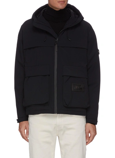 Shop Mackage Marius' Patch Pocket Hooded Utility Jacket