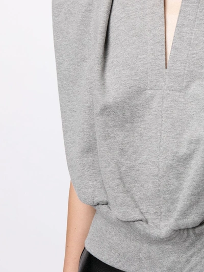 3.1 Phillip Lim French Terry Cotton Sleeveless Sweatshirt In Grey