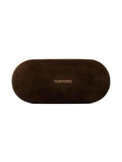 Shop Tom Ford Ft0752 Round-frame Sunglasses In Black
