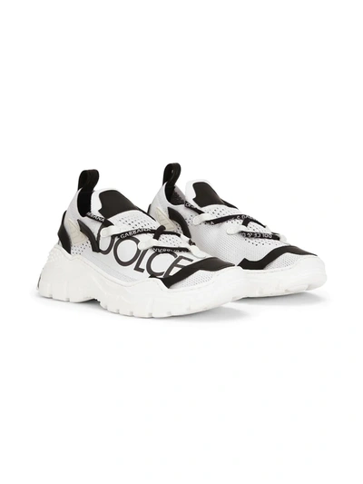 Shop Dolce & Gabbana Daymaster Logo-print Sneakers In White