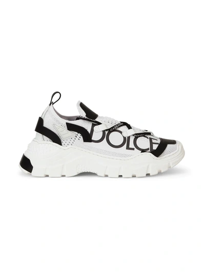 Shop Dolce & Gabbana Daymaster Logo-print Sneakers In White