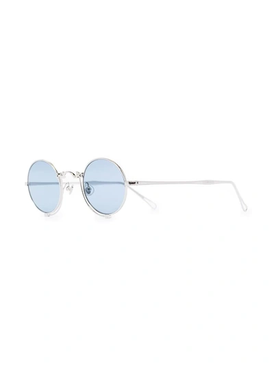 Matsuda Round-frame Tinted Sunglasses In Blue