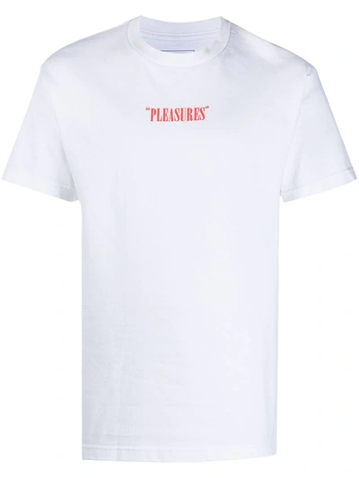 Shop Pleasures Freaks T-shirt In White