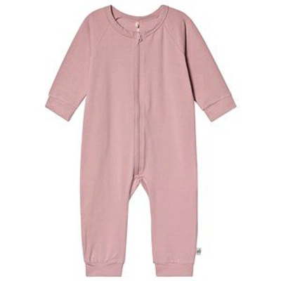 Shop A Happy Brand Rose Baby Bodysuit In Pink