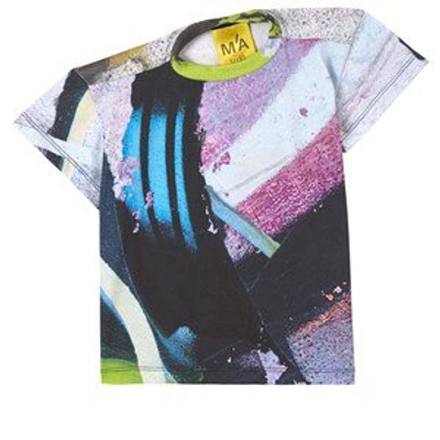 Shop Marques' Almeida Marques Almeida Pastel Print T-shirt In White