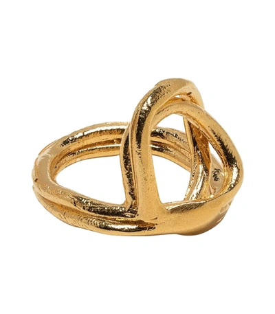 Shop Alighieri The Lia Twist Ring In Gold