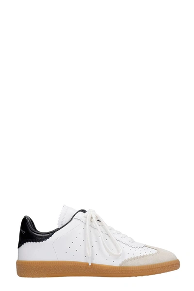 Shop Isabel Marant Bryce Sneakers In White Leather