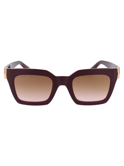 Shop Jimmy Choo Maika/s Sunglasses In Ot7pl Plum