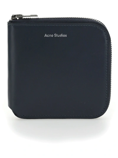 Shop Acne Studios Wallet In Blue