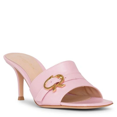 Shop Gianvito Rossi Lipsia 70 Glaze Pink Sandals