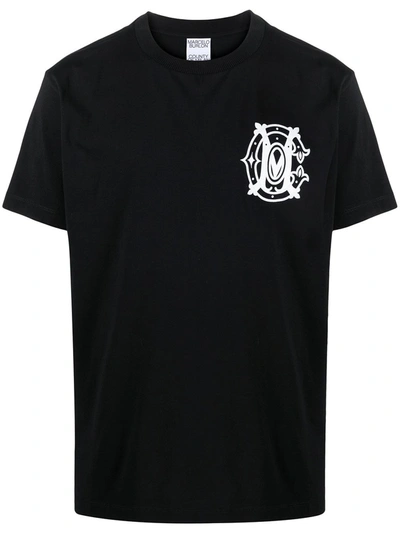 Shop Marcelo Burlon County Of Milan T-shirt Monogram In Black
