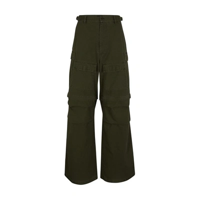 Shop Balenciaga Large Cargo Pants In 2840