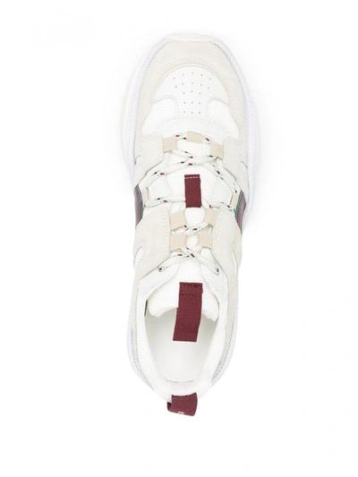 Shop Isabel Marant Kindsay Leather Sneakers In Green