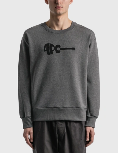 Shop Apc Jaheim Sweatshirt In Grey