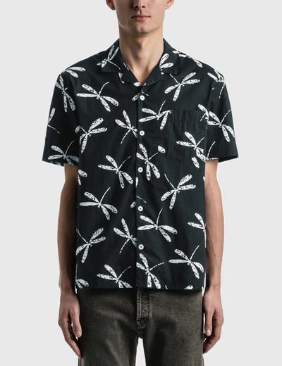 Shop Apc Dragonfly Summer Shirt In Blue