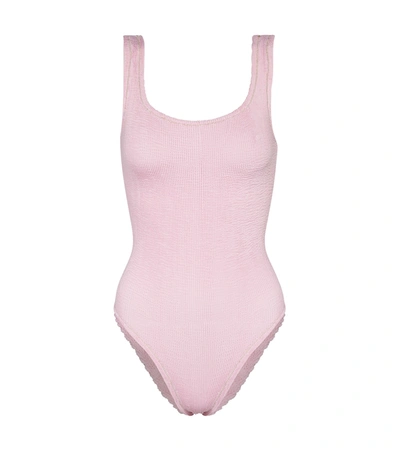 Shop Reina Olga Papaia Swimsuit In Pink