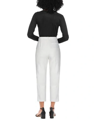 Shop Theory Woman Pants Ivory Size 8 Triacetate, Polyester In White