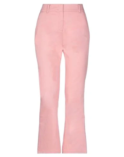 Shop Department 5 Woman Pants Pink Size 28 Cotton, Elastane