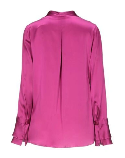 Shop Elie Tahari Blouse In Garnet