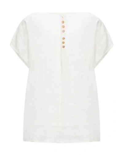 Shop Alessia Santi Blouses In Ivory