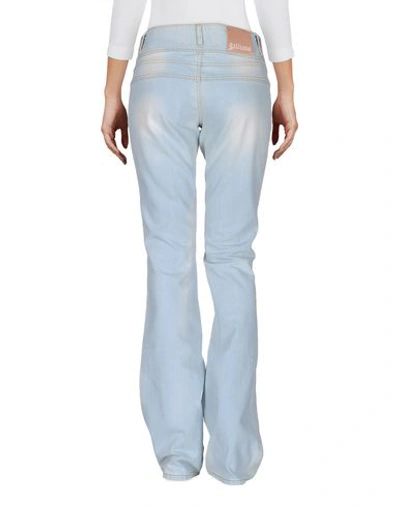 Shop Galliano Woman Denim Pants Blue Size 31 Cotton, Elastane