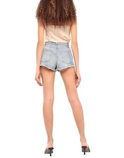 My Twin Twinset Denim Shorts In Blue