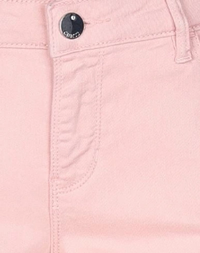 Shop Guess Woman Denim Pants Pink Size 24w-30l Cotton, Polyester, Elastane
