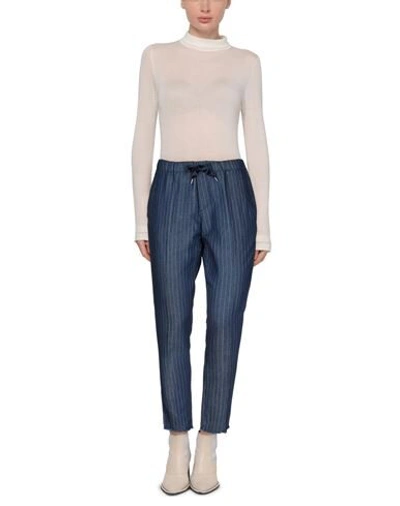 Shop 40weft Woman Jeans Blue Size 2 Cotton, Linen