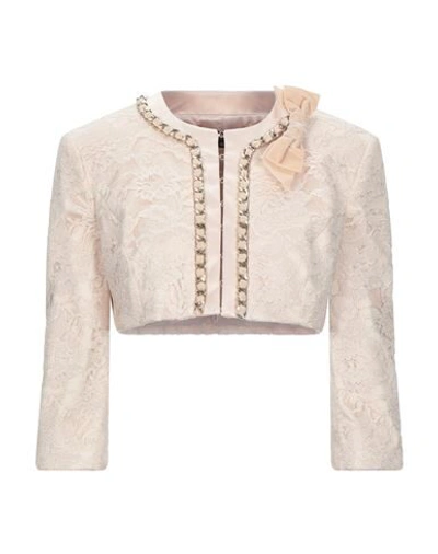 Shop Elisabetta Franchi Sartorial Jacket In Light Pink