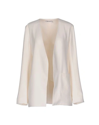 Shop Alexander Wang T Suit Jackets In Ivory