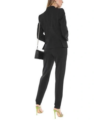 Dsquared2 Woman Suit Charcoal Size 10 Virgin Wool, Elastane In Steel Grey