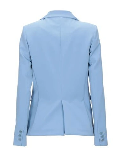 Shop Hopper Suit Jackets In Sky Blue