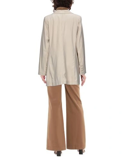 Shop Actualee Woman Blazer Beige Size 6 Rayon, Polyester
