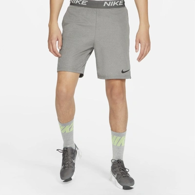 Shop Nike Men's Dri-fit Veneer Training Shorts In Grey